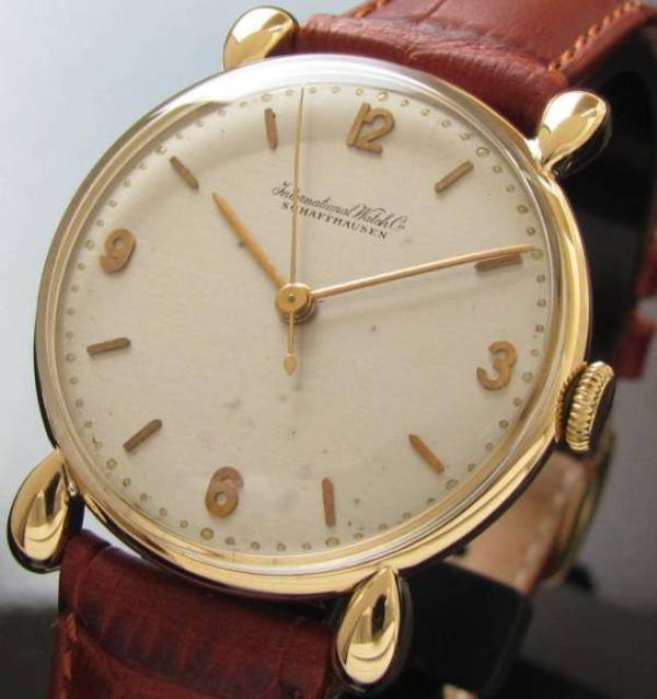 1946年 伝説キャリバーCal.60☆IWCオールドインター☆18金無垢シャンパンゴールド | アンティーク時計 の販売・修理・買取【クールオークション】