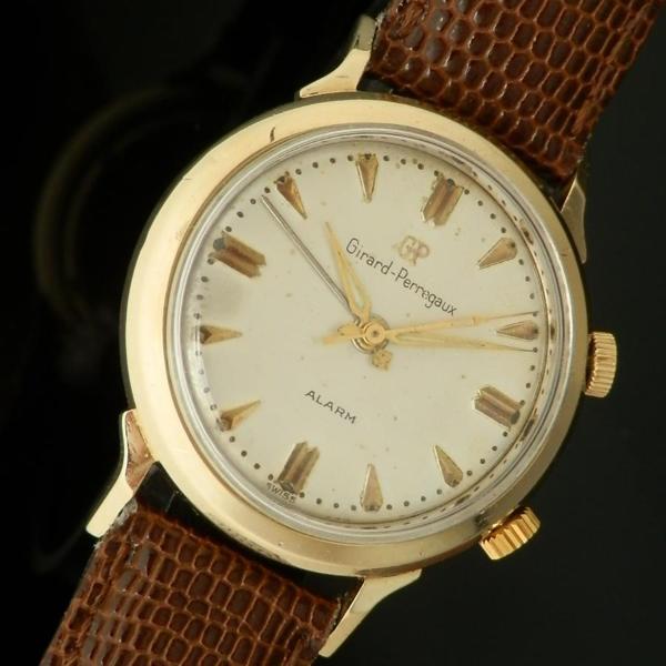 ＧIRARD-PERREGAUX 18K SOLID GOLD – “ALARM” MODIFIED CALIBER 218