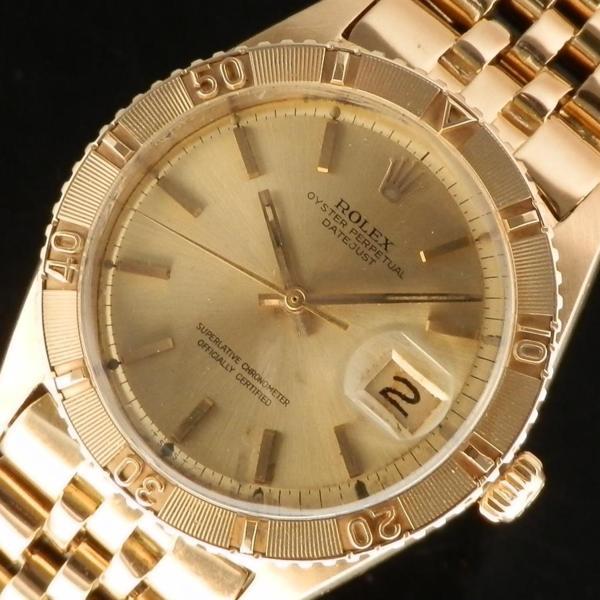 ROLEX ALL 18K SOLID GOLD “THUNDERBIRD” Turnning Bezel☆オール18金