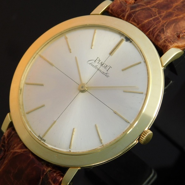 P I A G E T Ultra Slim “AUTOMATIC MICRO-ROTOR” 24K Solid gold Auto