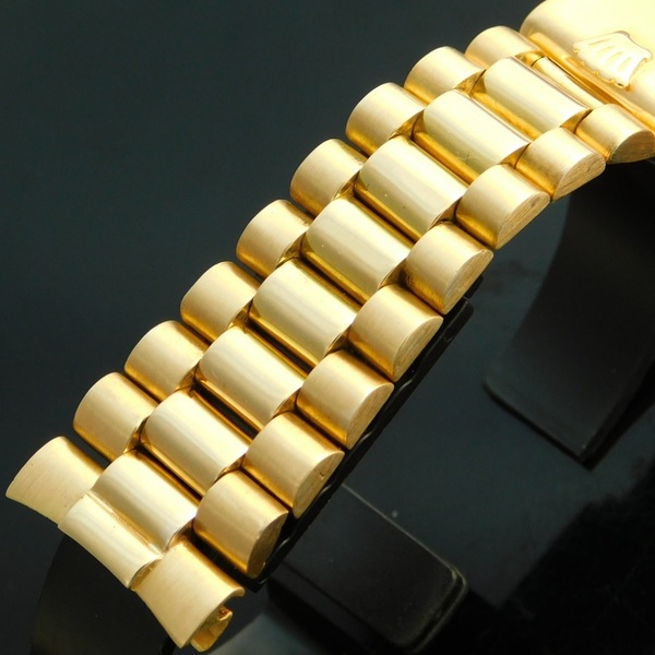 R O L E X 18K Solid Gold “PRESIDENT BRACELET” Made in 1958☆18金