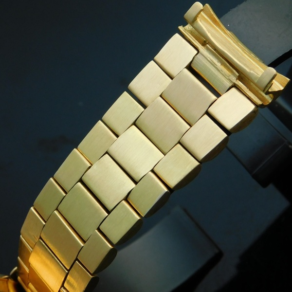 R O L E X 18K Solid Gold “PRESIDENT BRACELET” Made in 1958☆18金