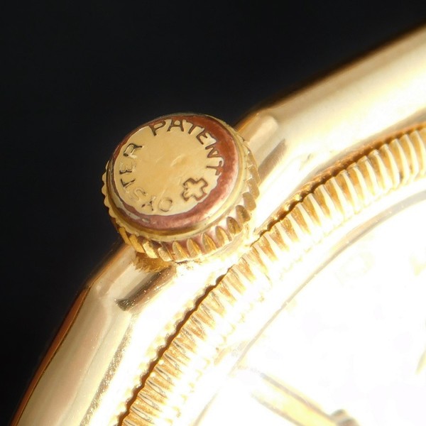 R O L E X THE FIRST OYSTER “18K SOLID GOLD OCTAGON” NEEDED BEZEL 