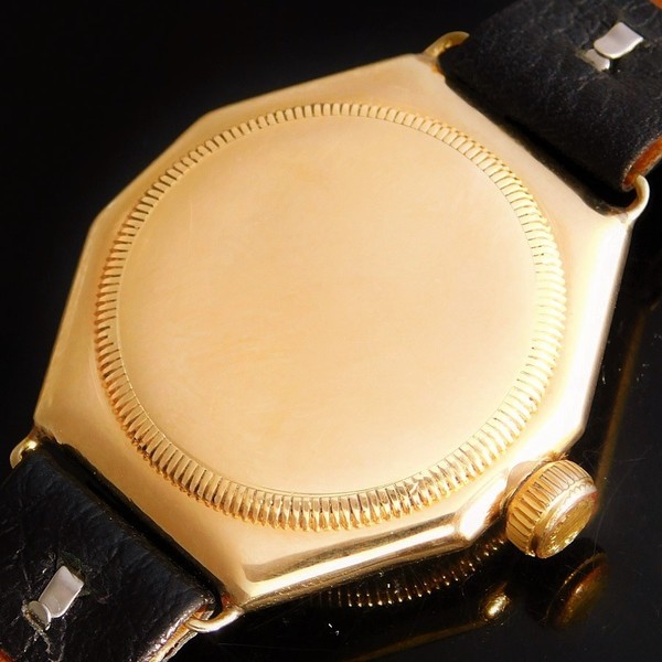 R O L E X THE FIRST OYSTER “18K SOLID GOLD OCTAGON” NEEDED BEZEL 