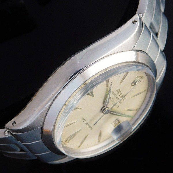 R O L E X Oyster Perpetual “Air-King-Date” In 1963☆激希少1963年製造☆純正楔型文字盤☆ロレックス  エアキングデイト Ref.5700☆1967年製造純正5連ジュビリーブレスR.6251H/FF.57 |  アンティーク時計の販売・修理・買取【クールオークション】