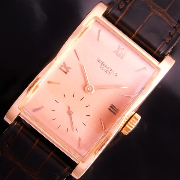 PATEK PHILIPPE 18K Solid Rose Gold Rectangular – ASPERITAS – 18K