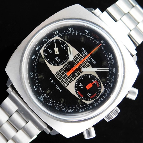 BREITLING the Meter Panel Dial “TOP TIME” Chronograph 2 Register