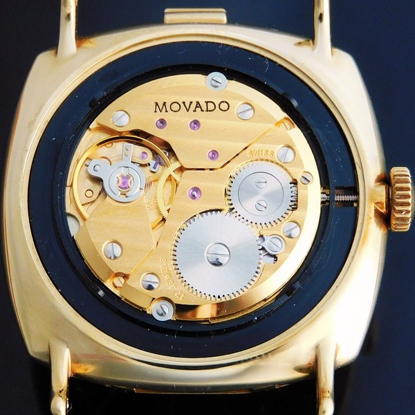 M O V A D O 18K Solid Gold “ARMORED MILITARY WATCH REPRODUCTION